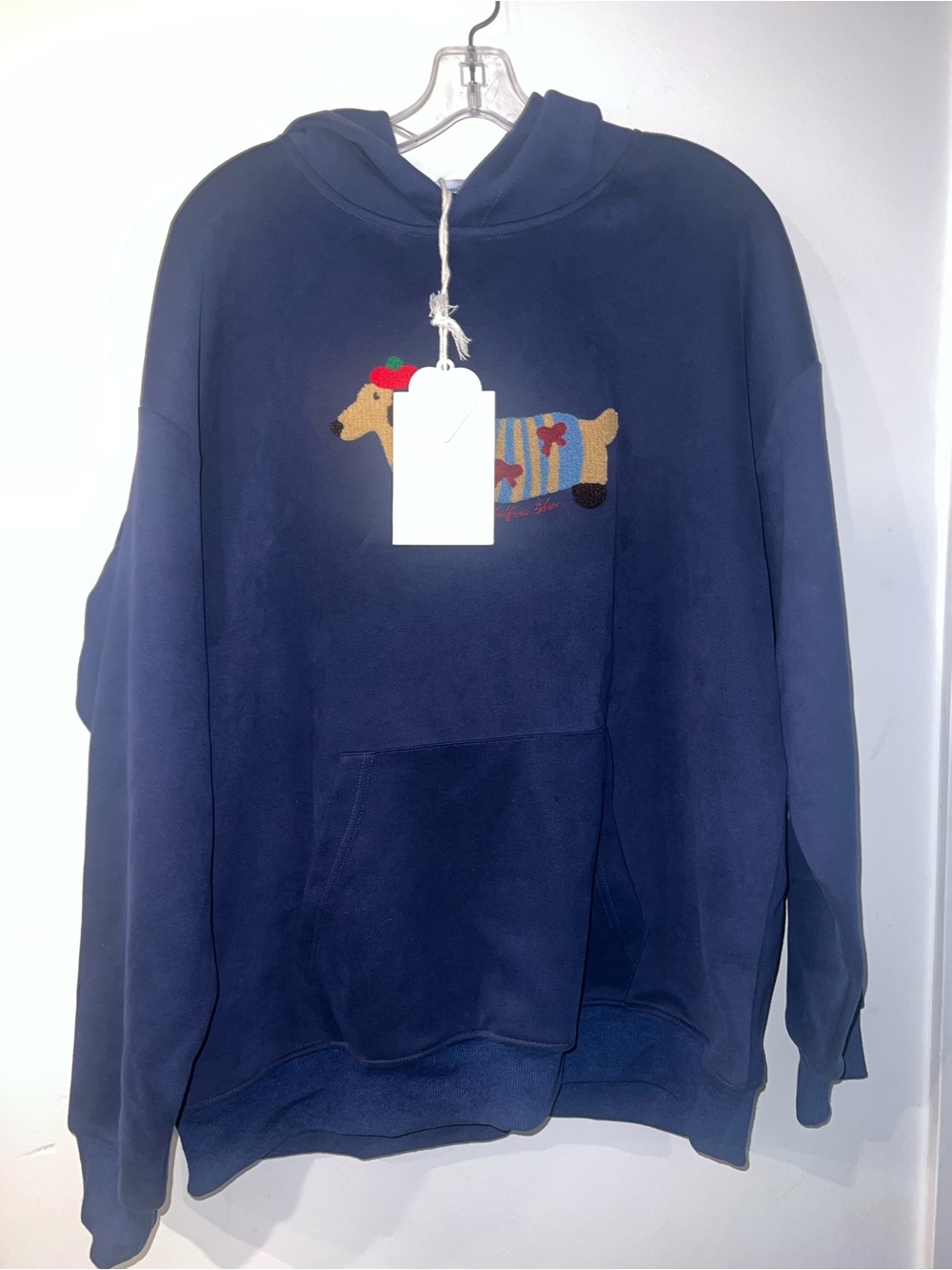AELFRIC EDEN CARTOON DACHSHUND HOODIE - Picture 2 of 6